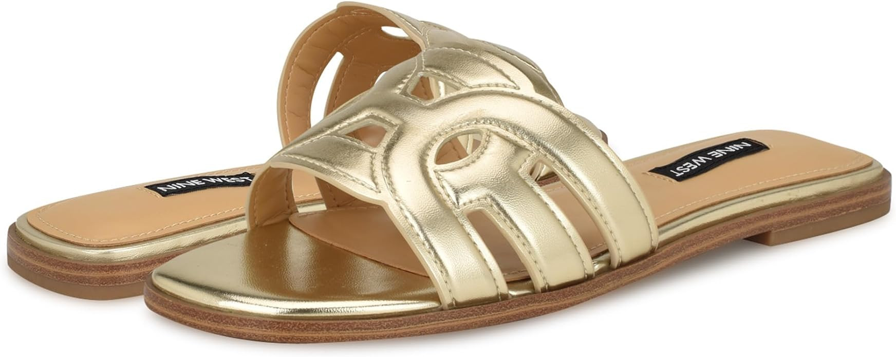 Nine West Women's Geena Flat Sandal | Amazon (US)