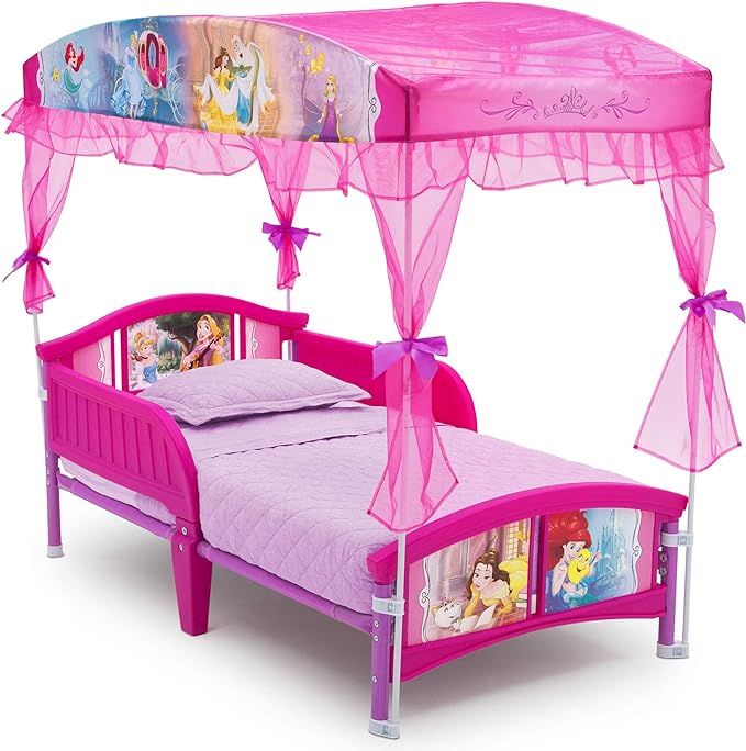 Amazon.com: Delta Children Canopy Toddler Bed, Disney Princess : Everything Else | Amazon (US)