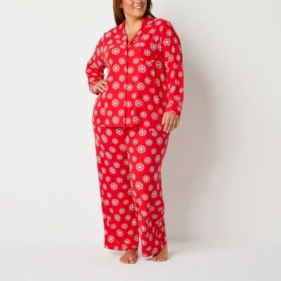 Sleep Chic Womens Plus Long Sleeve 2-pc. Pant Pajama Set | JCPenney