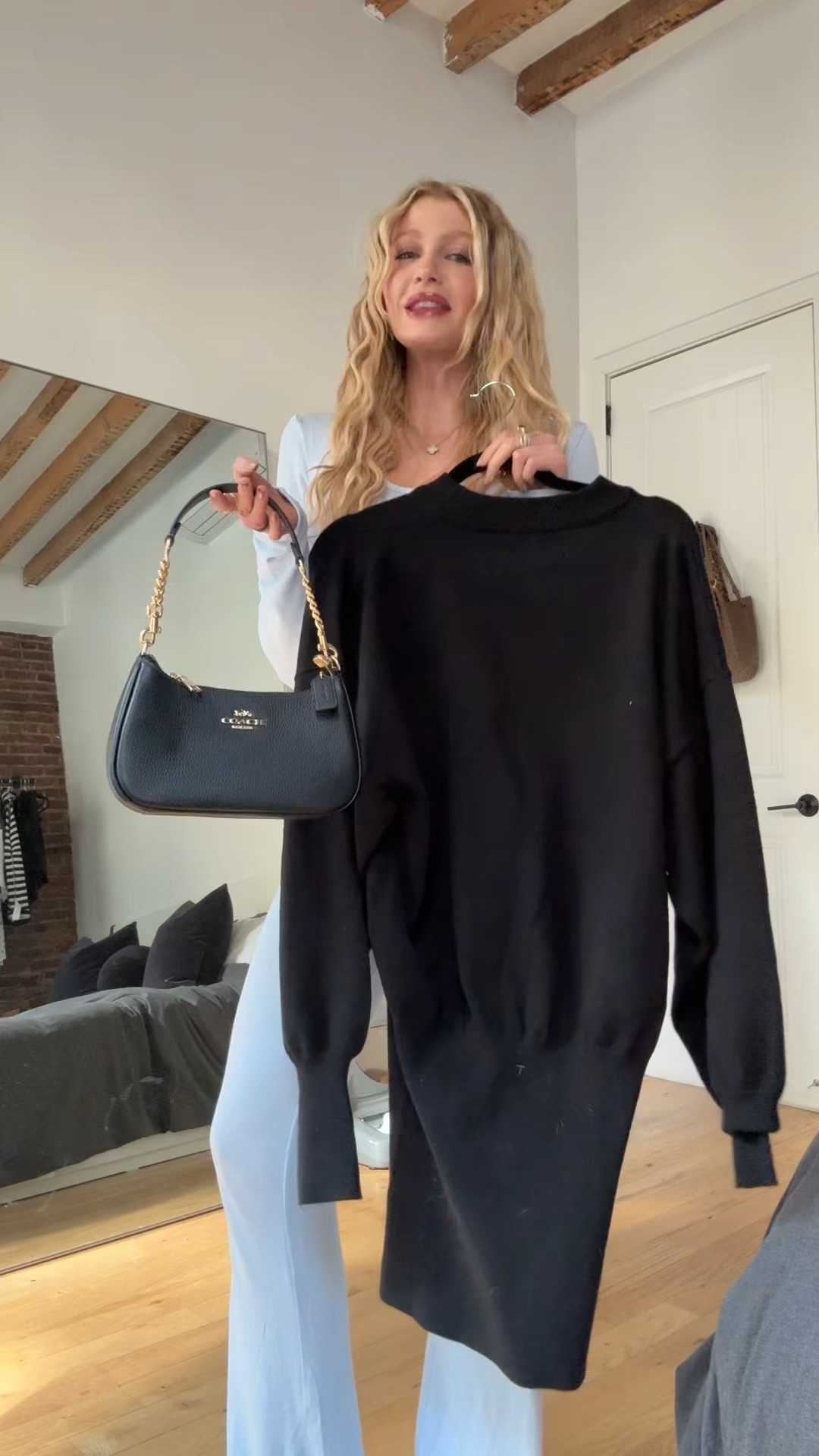 love this outfit and my new Teri bag from coach #CoachNY #ad