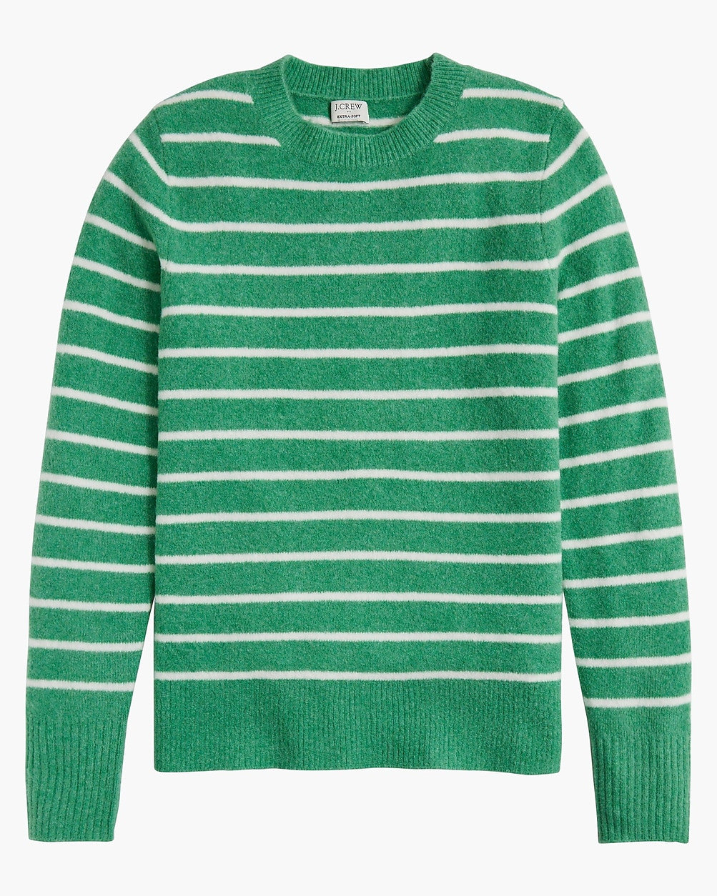 Striped crewneck sweater in extra-soft yarn | J.Crew Factory