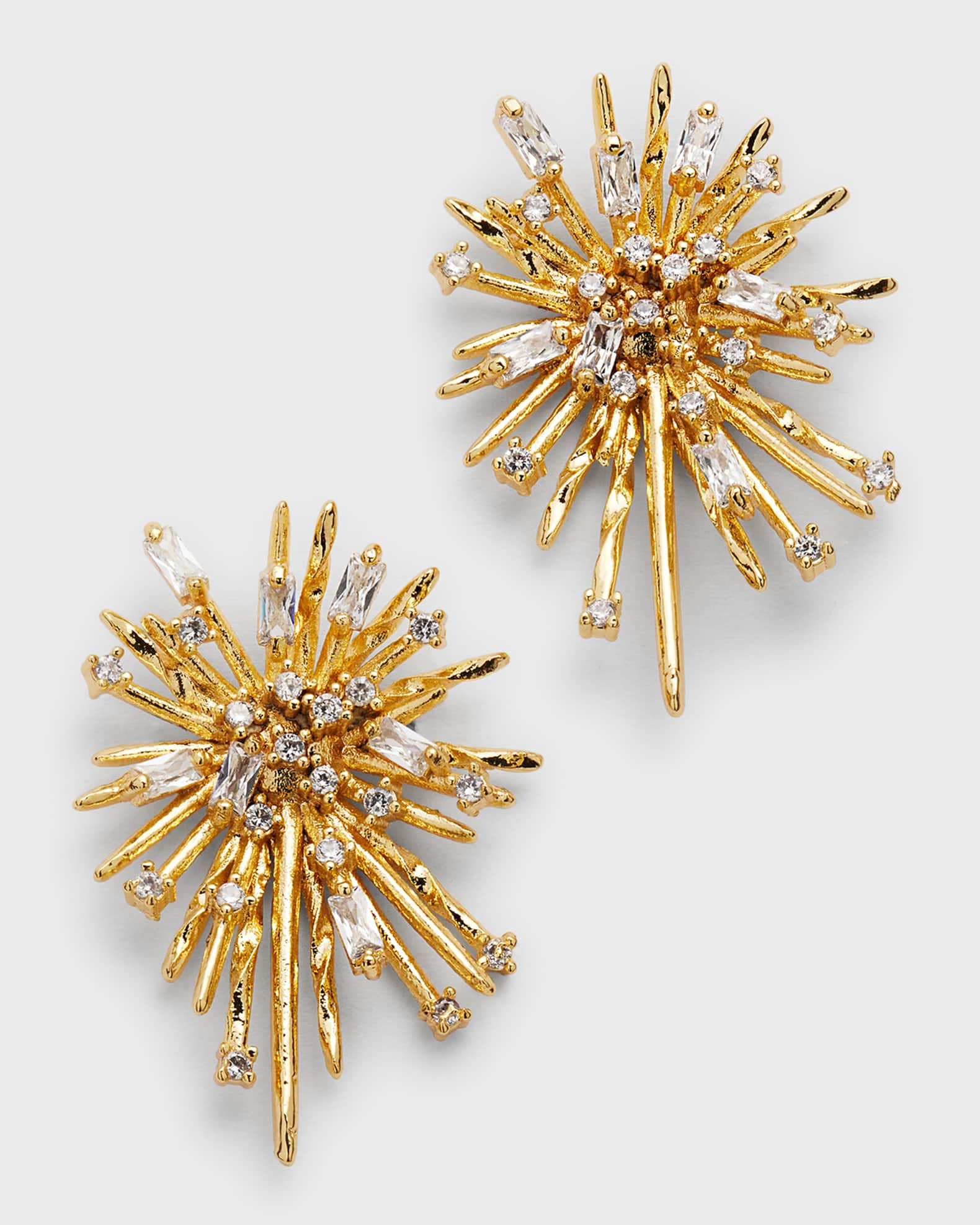 Devon Leigh Cubic Zirconia Spike Earrings | Neiman Marcus