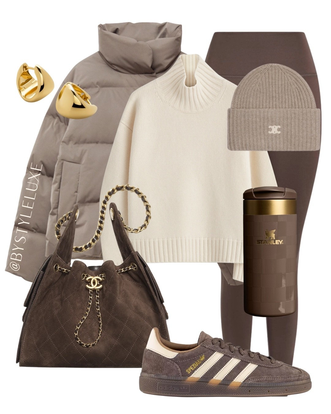 EVERYDAY LOOK - Cozy and comfy styling with a staple puffer jacket, leggings and trainer combo

#trainers #coat #winteroutfit 

#LTKshoes #LTKeurope #LTKwinter