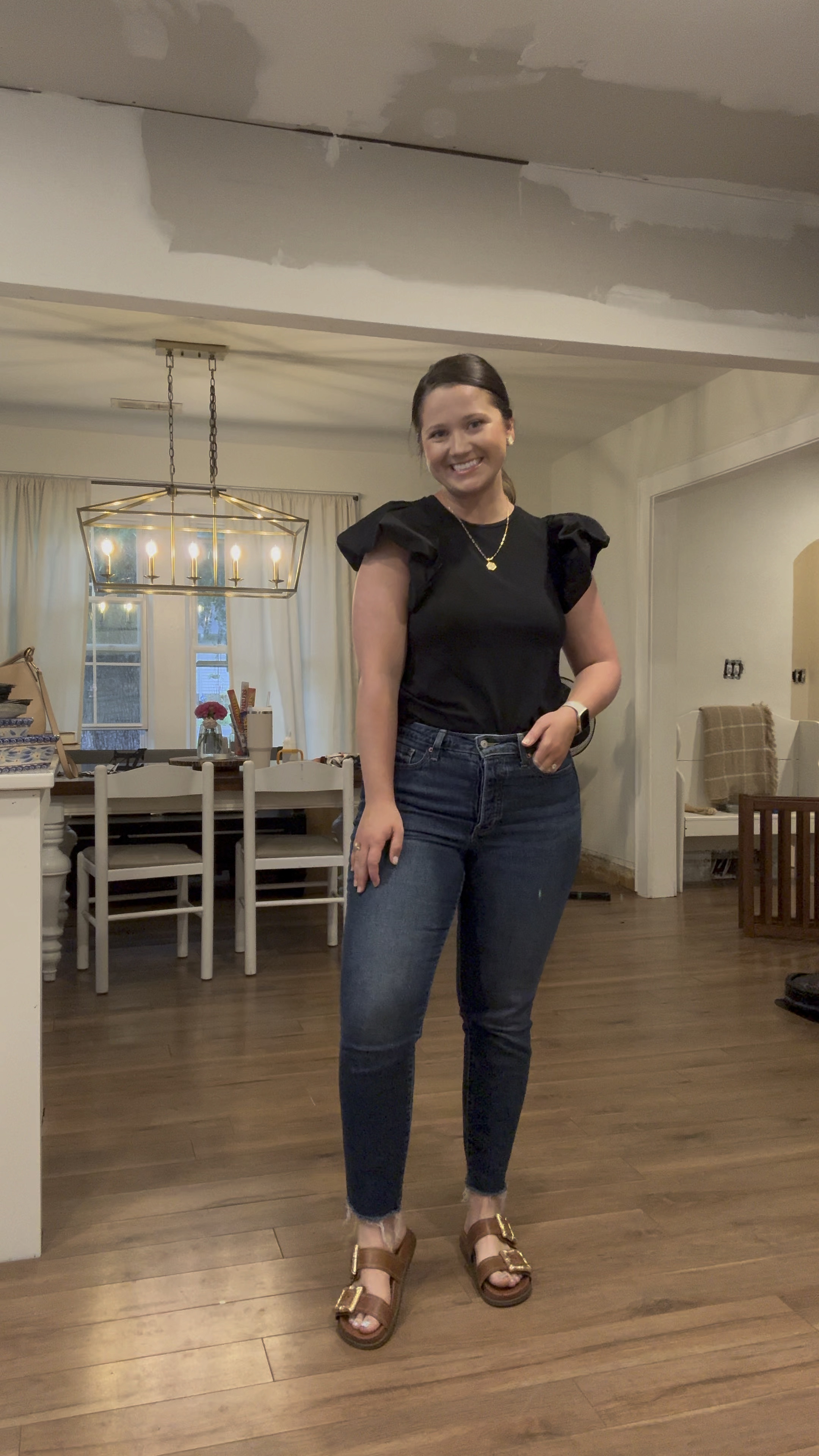 Church ootd. Mom casual outfit 