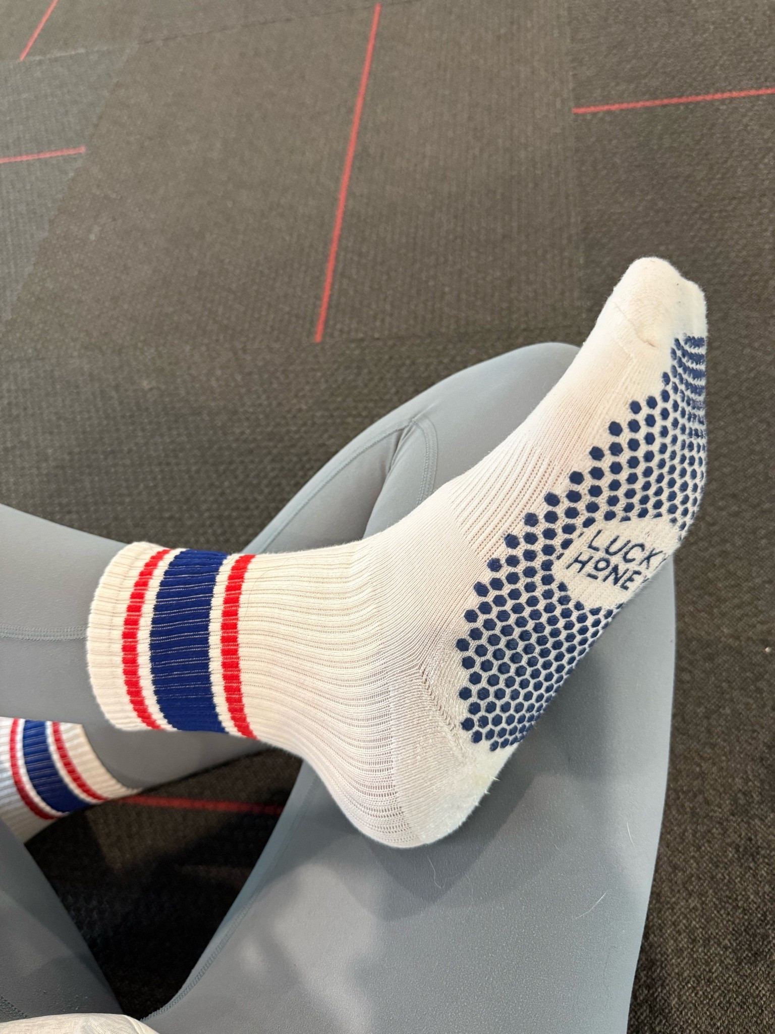 July 4th ready in barre class! My favorite barre socks on repeat in all of the colors!!! Love that you buy three pairs and get a fourth free every time!

#LTKActive #LTKmorningroutine #LTKfitnessgoals