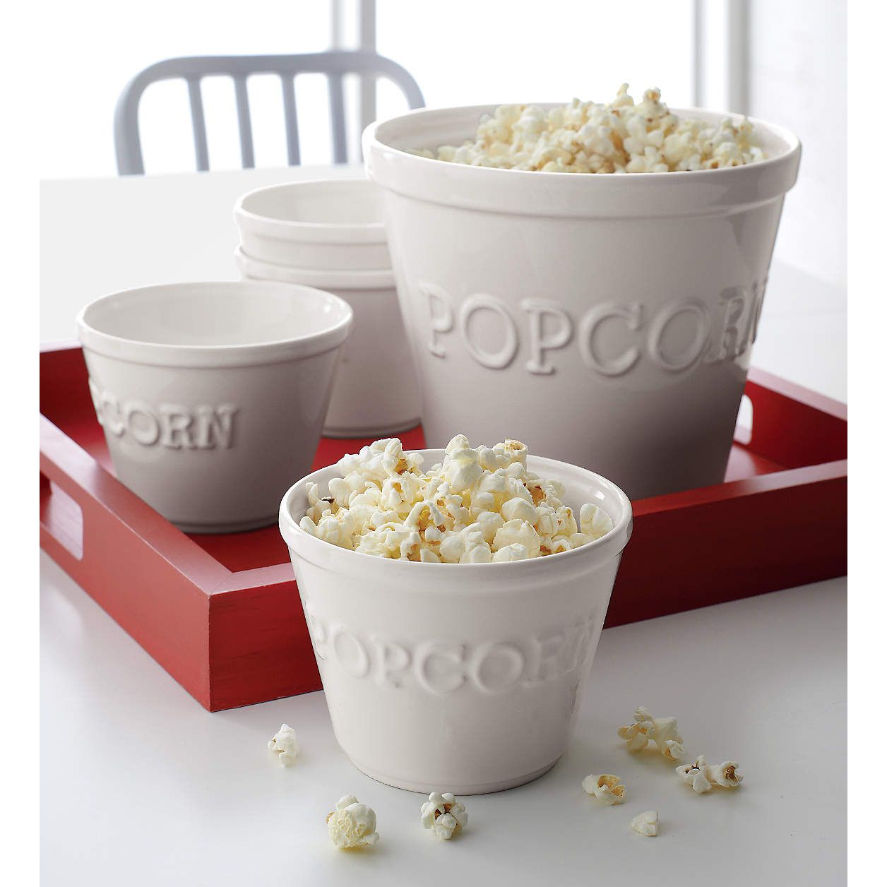 Popcorn Bowls | Crate and Barrel | Crate & Barrel