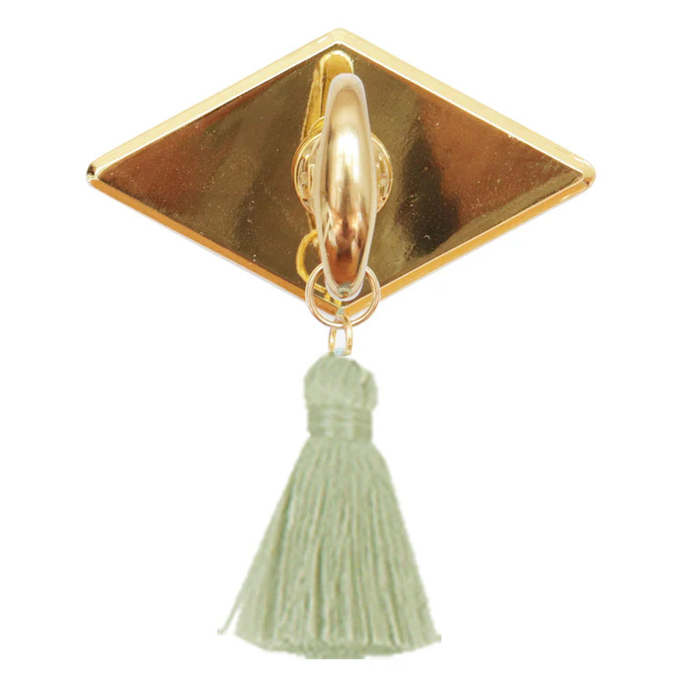 Diamond Brass Tassel Drawer Pull- Choose your color | Lo Home by Lauren Haskell Designs