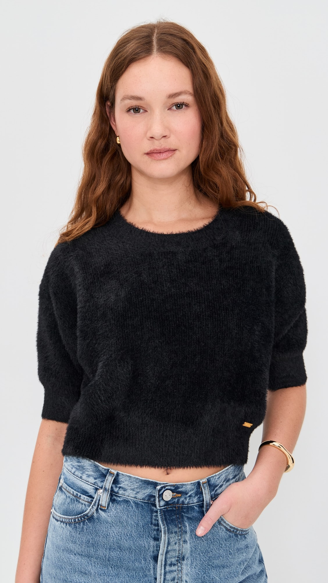 Guinevere Short Sleeve Crop Crew | Shopbop