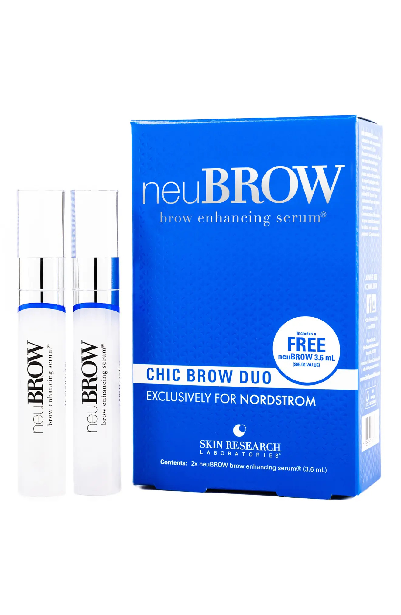 neuBROW\u00ae Brow Serum Set (Nordstrom Exclusive) $170 Value (Women) | Nordstrom | Nordstrom