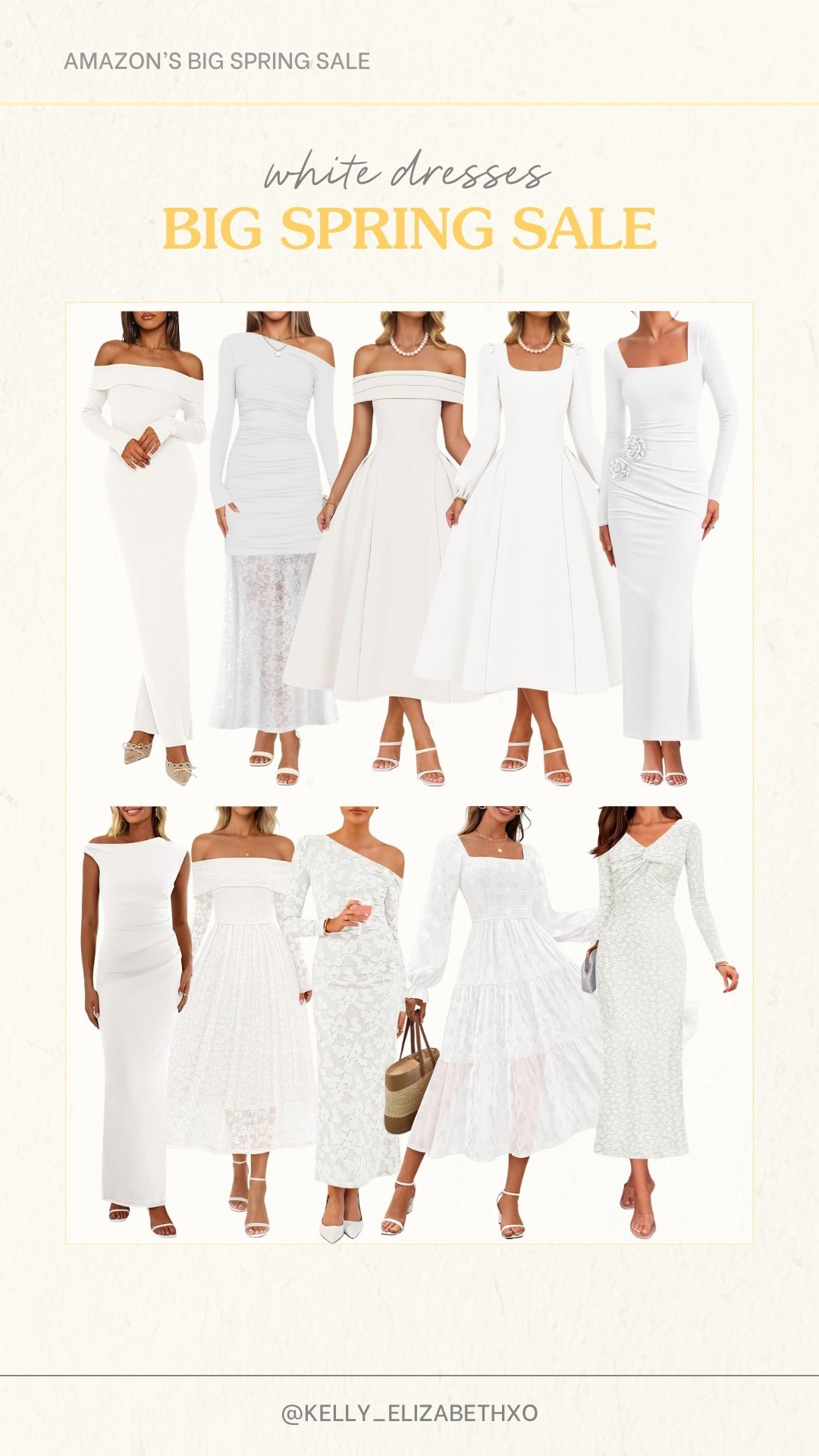 Amazon’s big spring sale: white dresses on SALE perfect for the bride to be! 

#LTKWedding #LTKSaleAlert #LTKMidsize