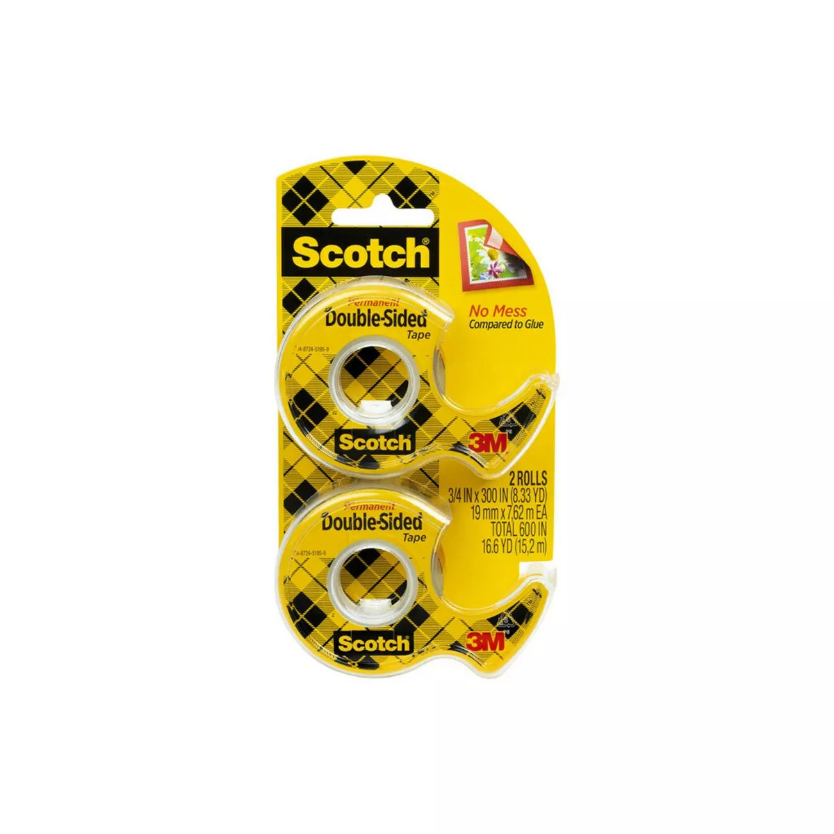 Scotch Double Sided Permanent Tape .75" x 300" | Target
