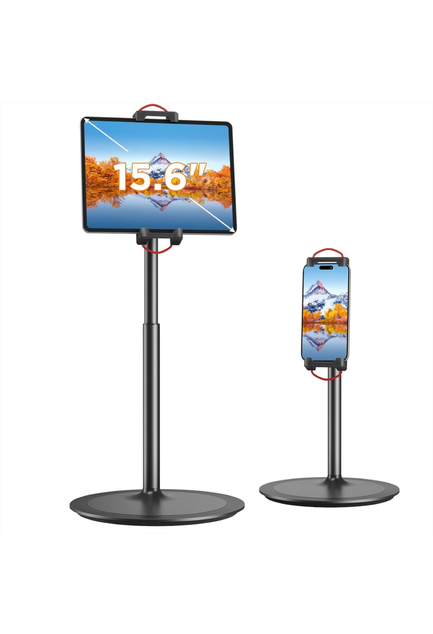 Adjustable phone/tablet stand holder.  Height adjusts, 360° rotation 

#LTKhome #LTKworkwear #LTKfindsunder50