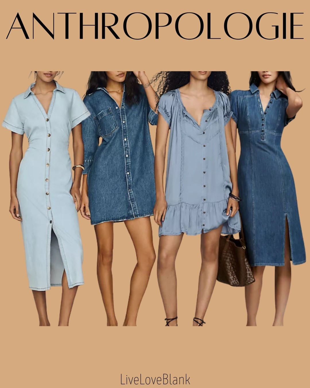 Anthropologie summer dresses
Denim summer dresses 
Vacation outfits

#LTKSeasonal #LTKOver40 #LTKTravel

#LTKmomlife #LTKU