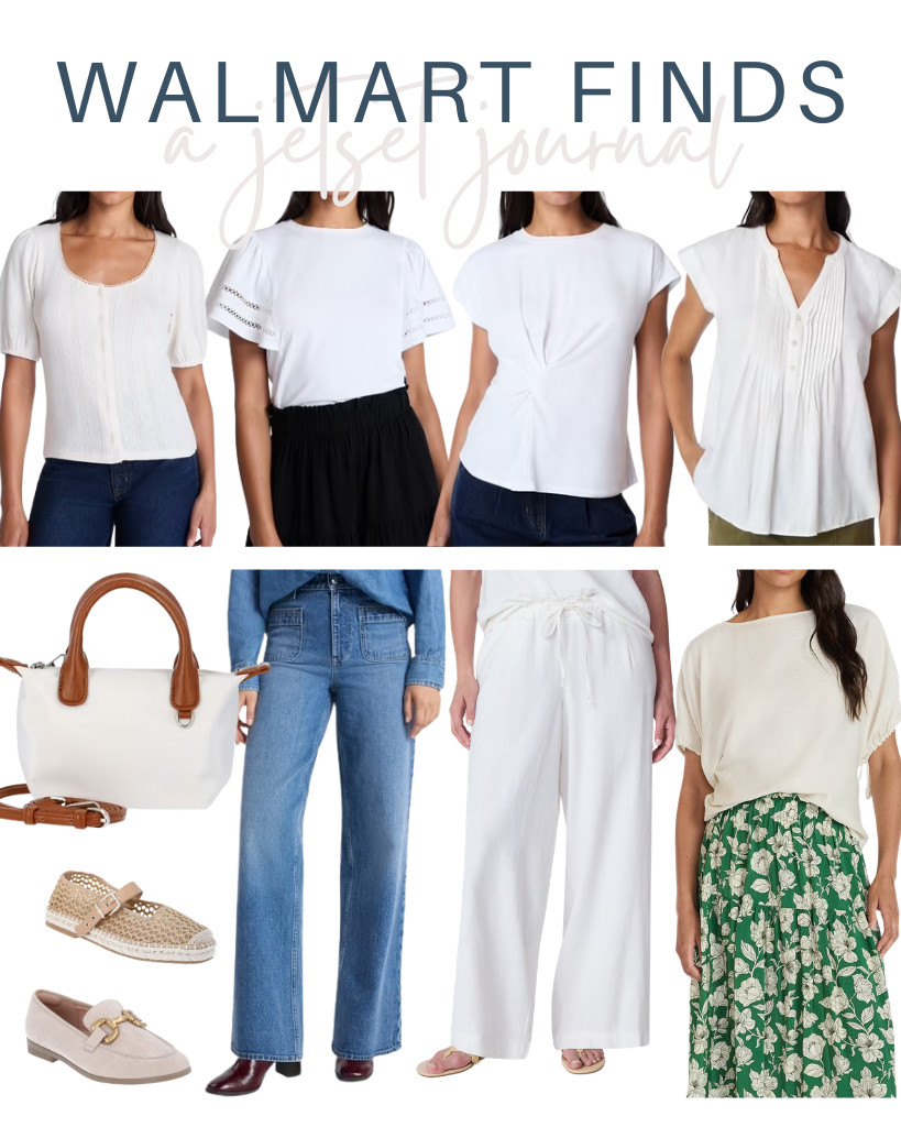 Can’t choose what’s best from these awesome Walmart Finds! A crewneck top with lace-inset flounce sleeves is one of the top picks. Other bestsellers are Time and Tru’s boatneck top with dolman sleeves and wide-leg linen pants. Free Assembly wide-leg jeans and the No Boundaries mini tote crossbody bag are also in this collection.

#LTKSeasonal #LTKSaleAlert #LTKTravel
 

 