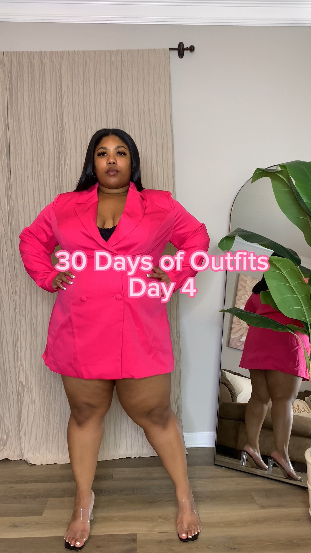 Plus Size Spring Outfit, Blazer Dress, Pink Blazer Dress, Dress, Plus Size Outfit Inspo 

#LTKunder50 #LTKunder100 #LTKcurves