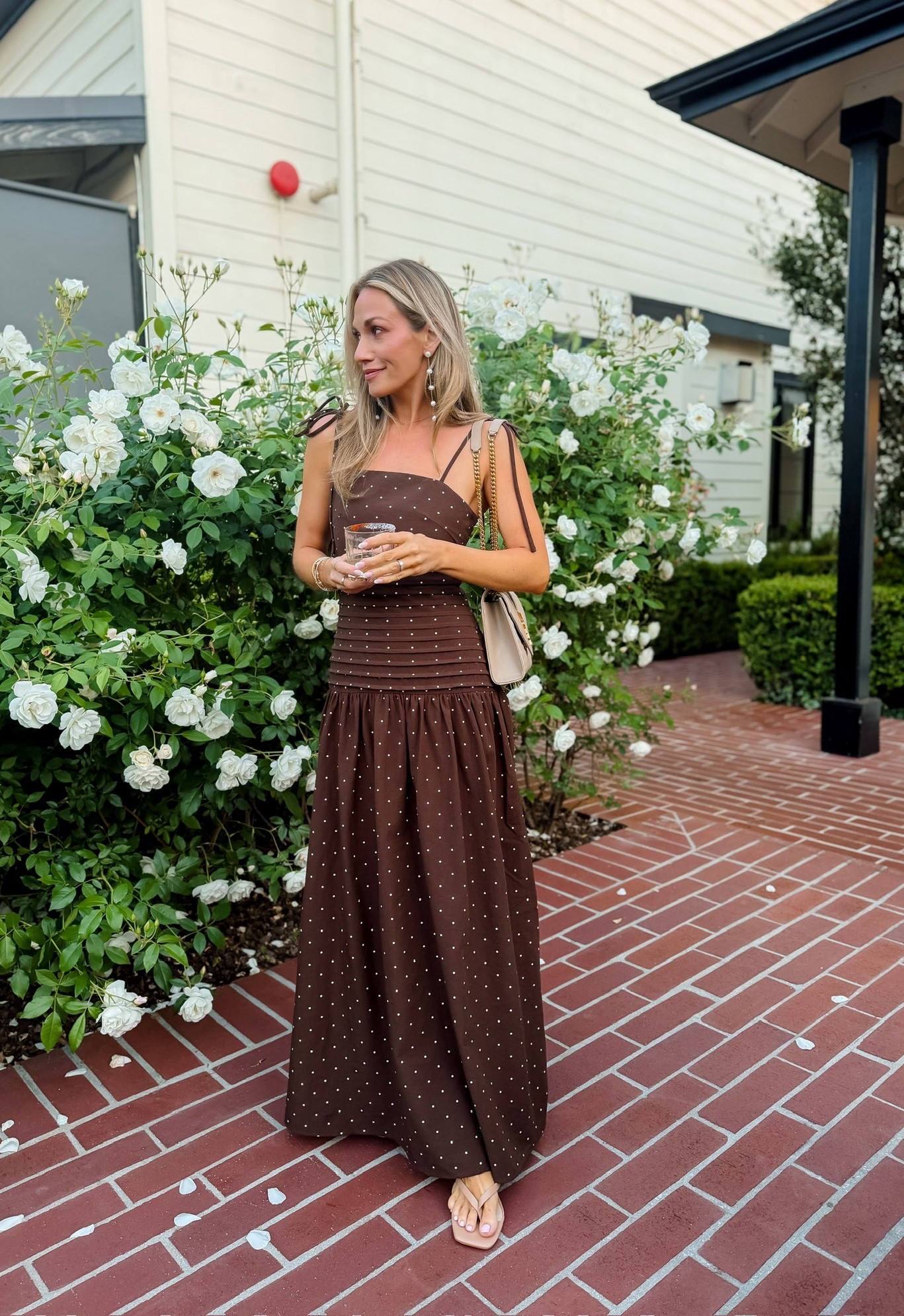 Sonoma outfit of the day! 🤎
I love the drop waist and polka dot details of this dress! 

#LTKTravel #LTKootd #LTKSeasonal