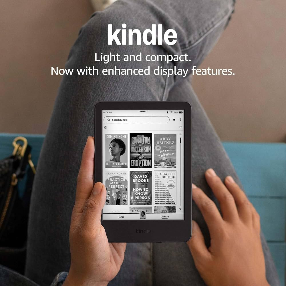 New Amazon Kindle (16 GB) - Lightest and most compact Kindle, with glare-free display, faster pag... | Amazon (US)