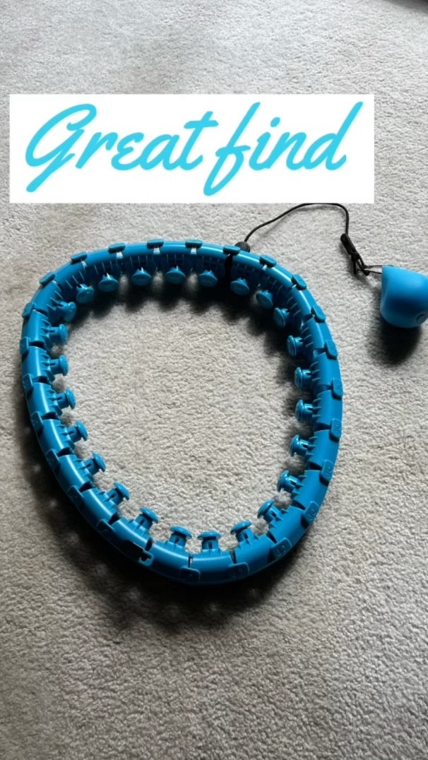 Smart Weighted Fit Hoop for Adults Weight Loss, 24/30/32 Detachable Knots, 2 in 1 Adomen Fitness Massage, Great for Adults and Beginners

#LTKCyberWeek #LTKfitness #LTKover40