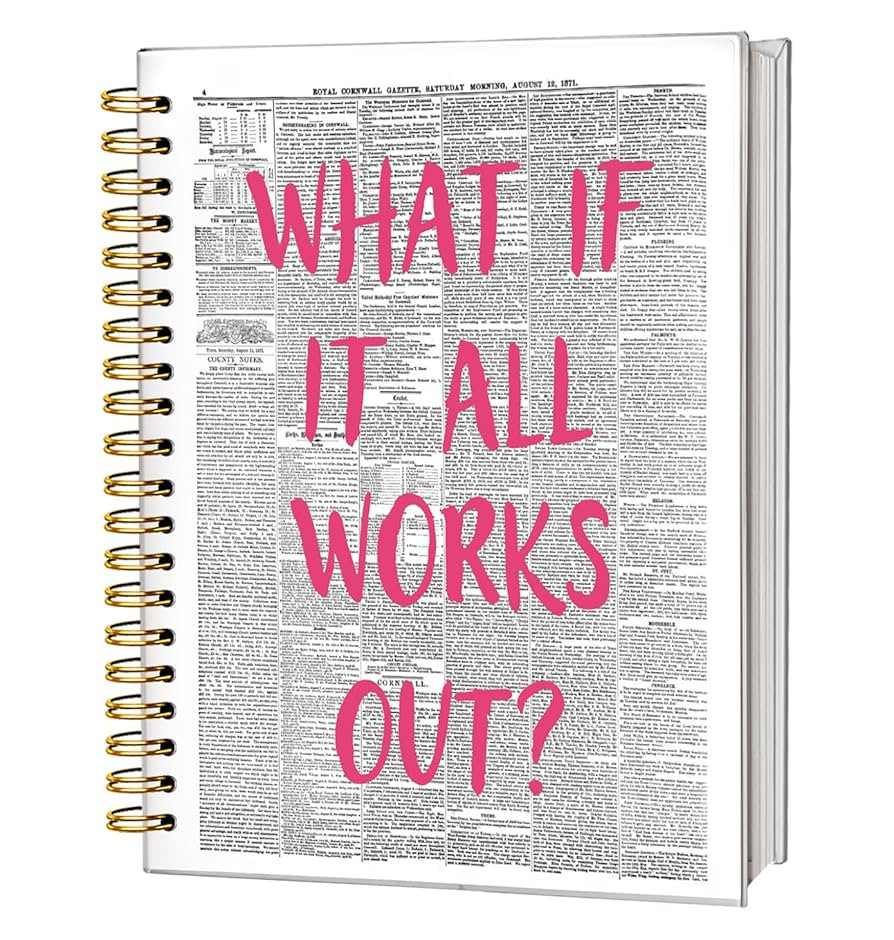 Trendy Positive Affirming Notebook Journal, Cute Aesthetic Notebook for Teen Girls Women, Cute Sc... | Amazon (US)