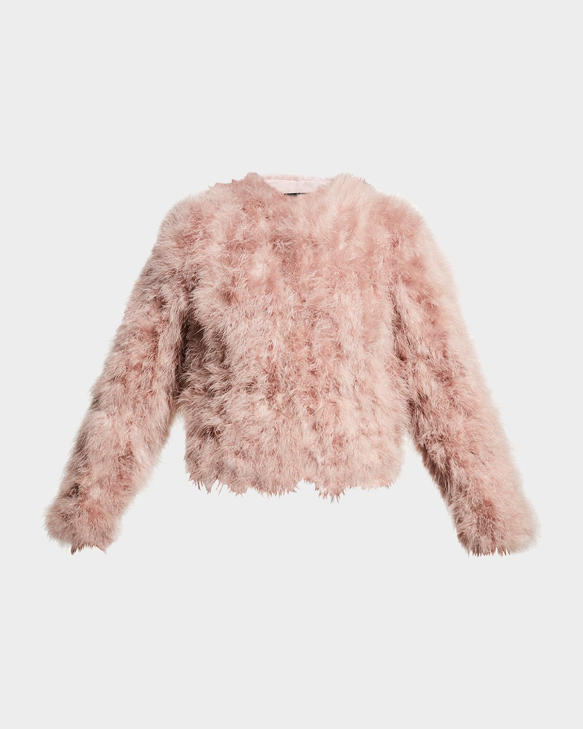 Deora Feather Topper Jacket | Neiman Marcus