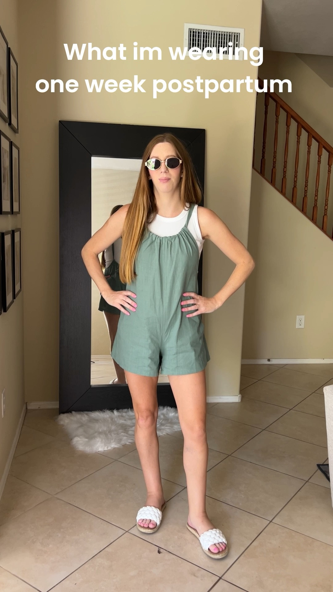 What to wear when you’re pregnant or postpartum in the summer. My whole outfit is from Amazon 

#LTKFindsUnder50 #LTKBump #LTKSeasonal