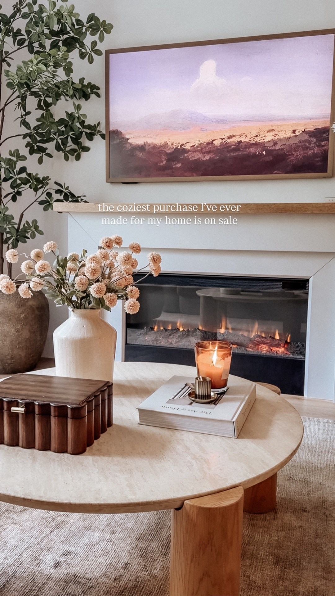 #ad @realflame the coziest home purchase I’ve ever made 🤎

I’m still obsessed with my Real Flame Blaze fireplace. It has adjustable flame settings depending on the vibe you want, plus multiple heat settings so you can use it just for ambiance or actually warm up your space. It instantly makes my condo feel extra cozy and elevated.

And right now it’s on sale for the lowest price I’ve personally ever seen 👀

#LTKHome #LTKSaleAlert
