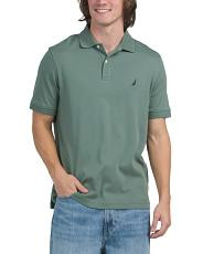 Short Sleeve Solid Interlock Polo | TJ Maxx