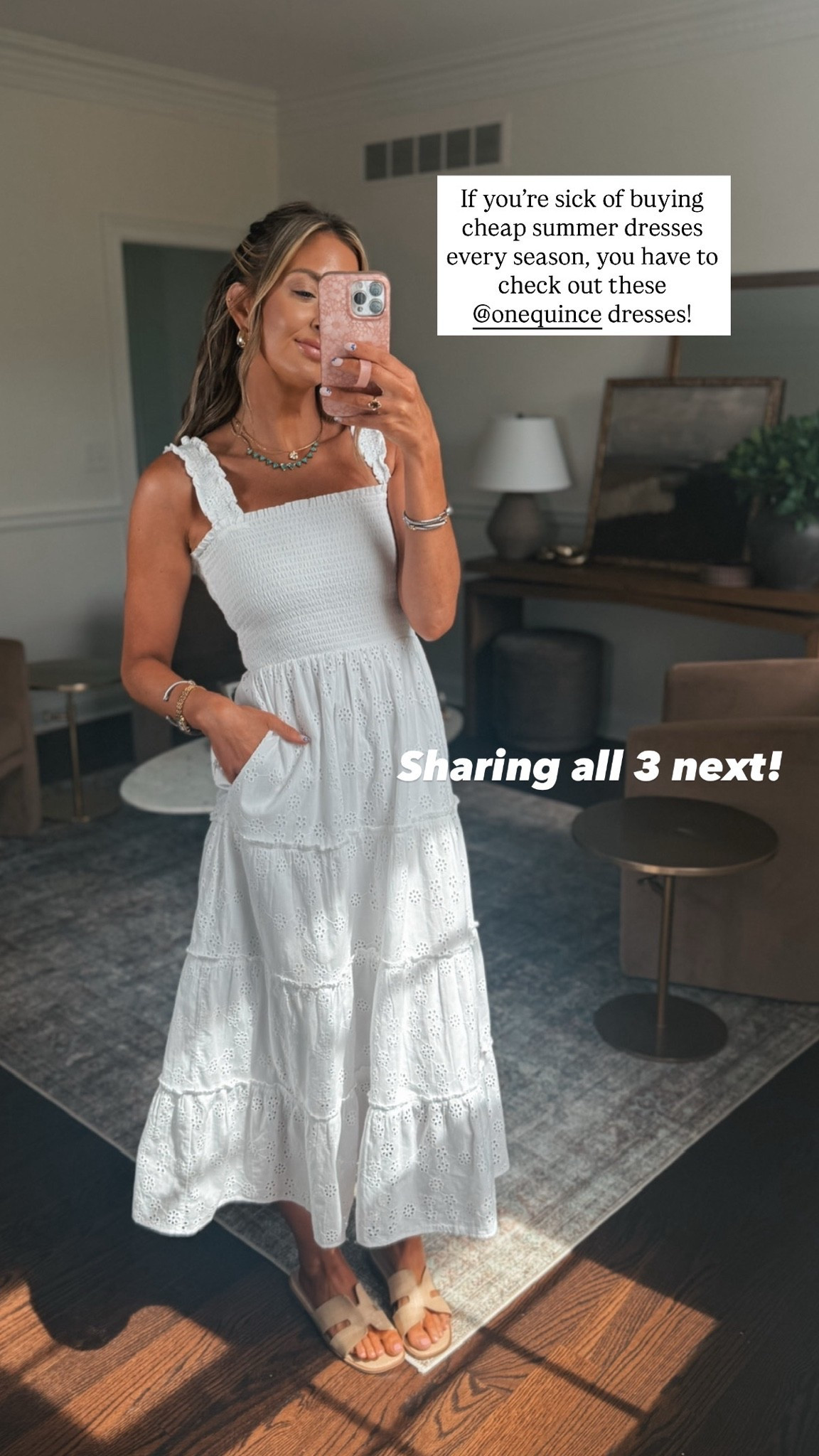 Summer dresses from @onequince   that are classic and timeless. You’ll wear these year after year. 
#QuincePartner #summerdresses

#LTKootd #LTKgrwm