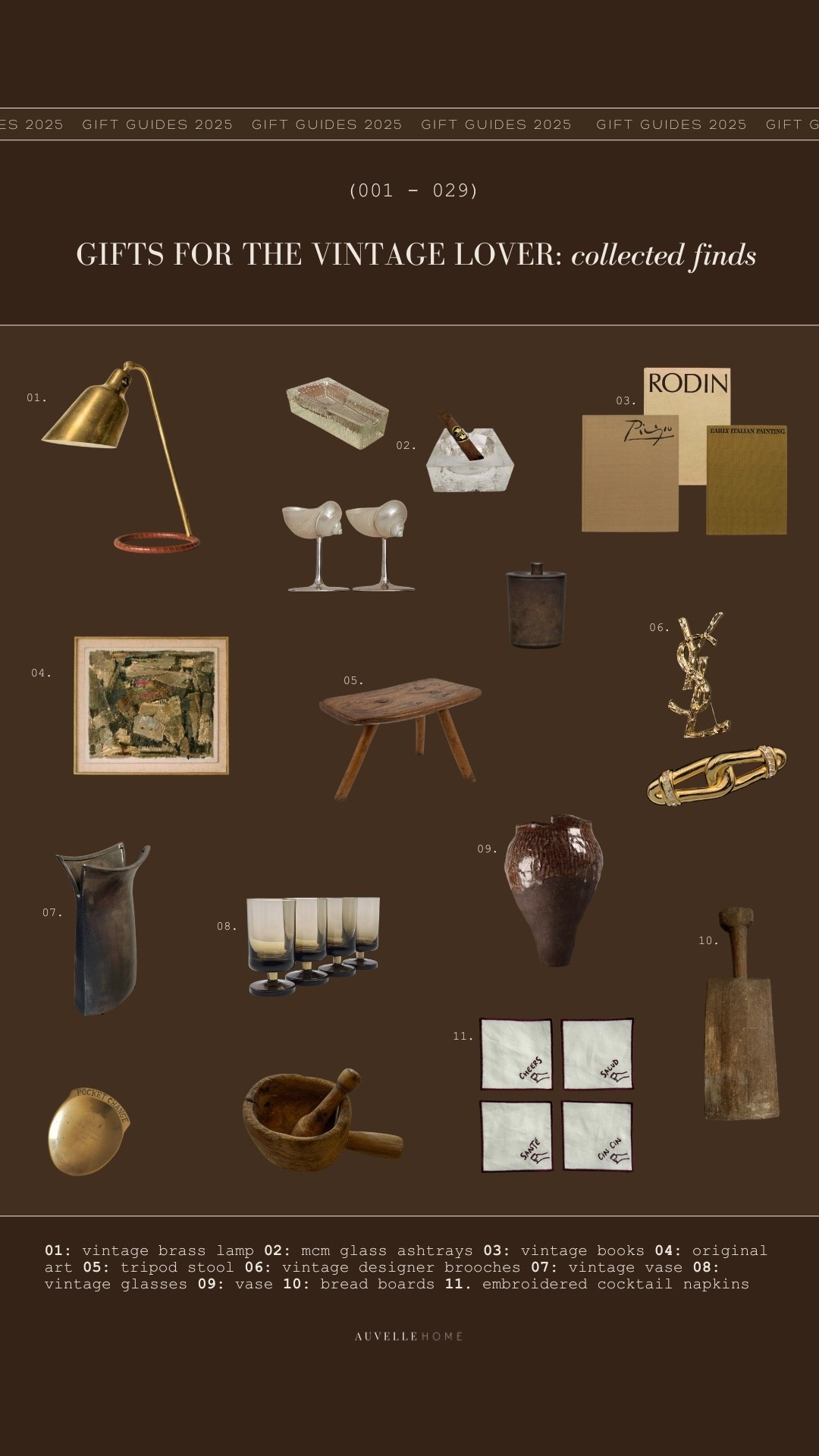 GIFT GUIDE 007: vintage trinkets + things 🥀