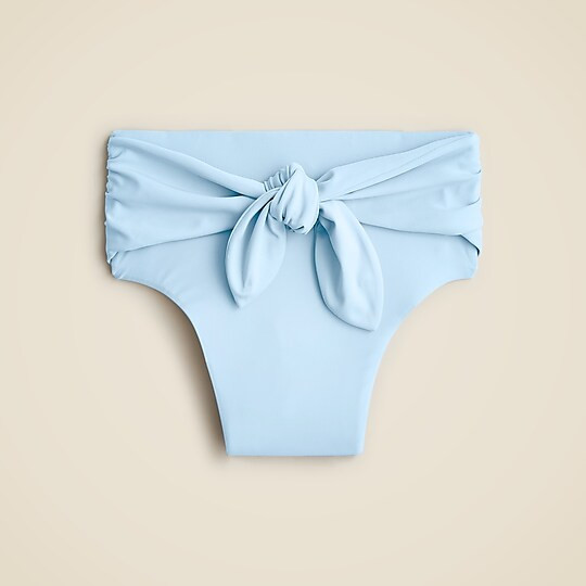 Tie high-rise bikini bottom | J. Crew US