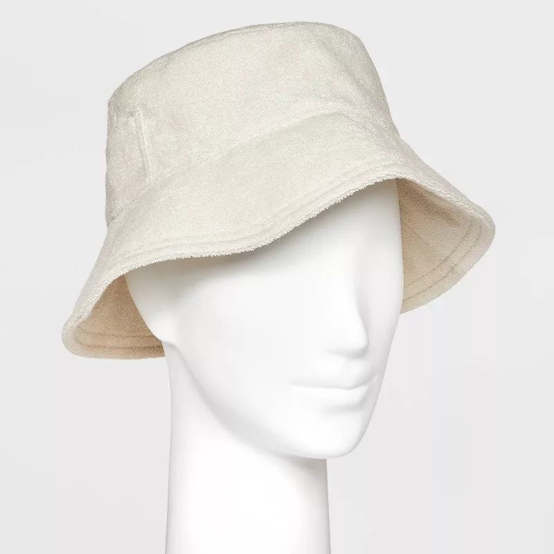 Adult Terry Cloth Bucket Hat - Shade &#38; Shore&#8482; Beige | Target