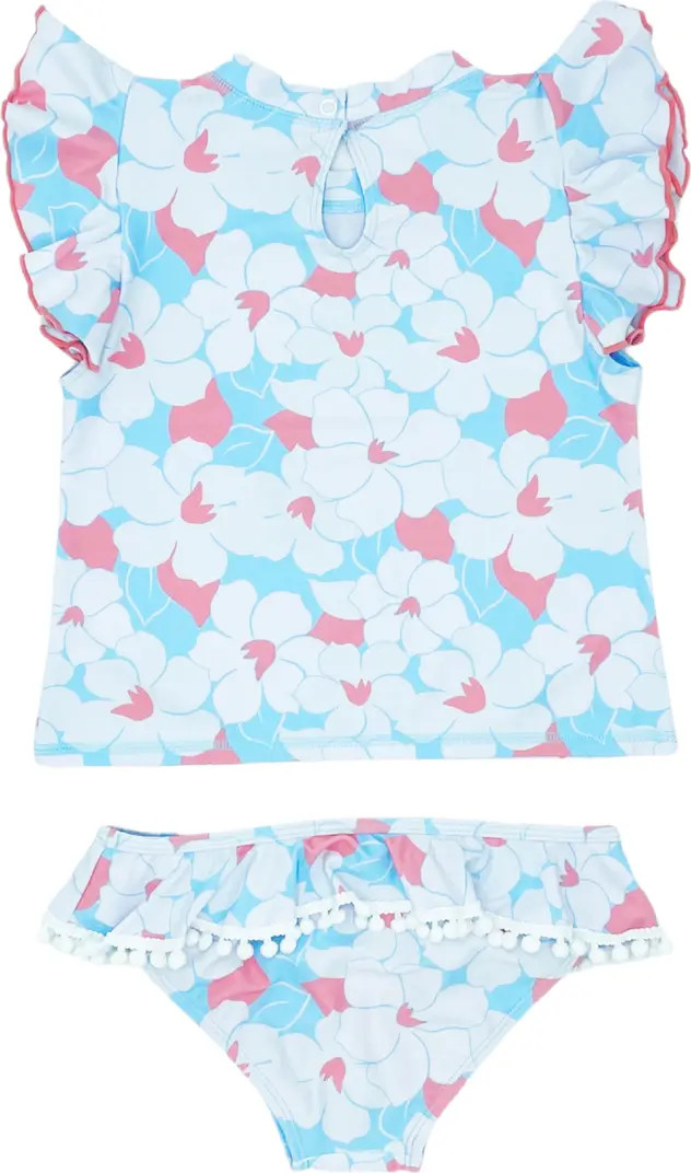 Kids' Ruffle UPF 50+ Two-Piece Swimsuit | Nordstrom