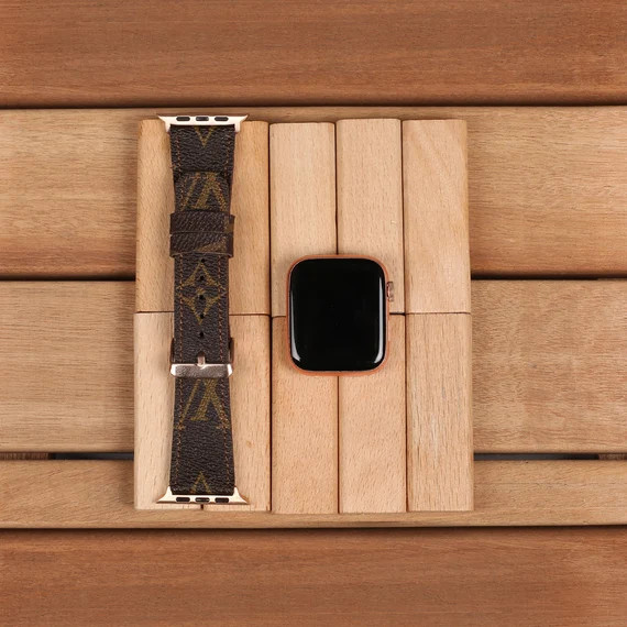 Repurposed Authentic Apple Watch Band for (6,5,4,3,2,1 and SE) Series, Genuine Leather Apple Watc... | Etsy (US)