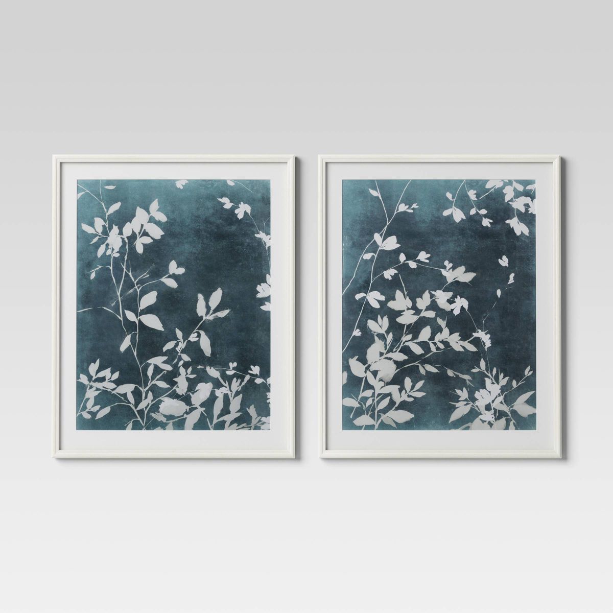 (Set of 2) 24" x 30" All Over Floral Framed Posters - Threshold™ | Target