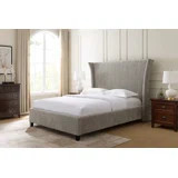 Dominique Traditional Fabric Upholstered Standard Bed | Wayfair North America