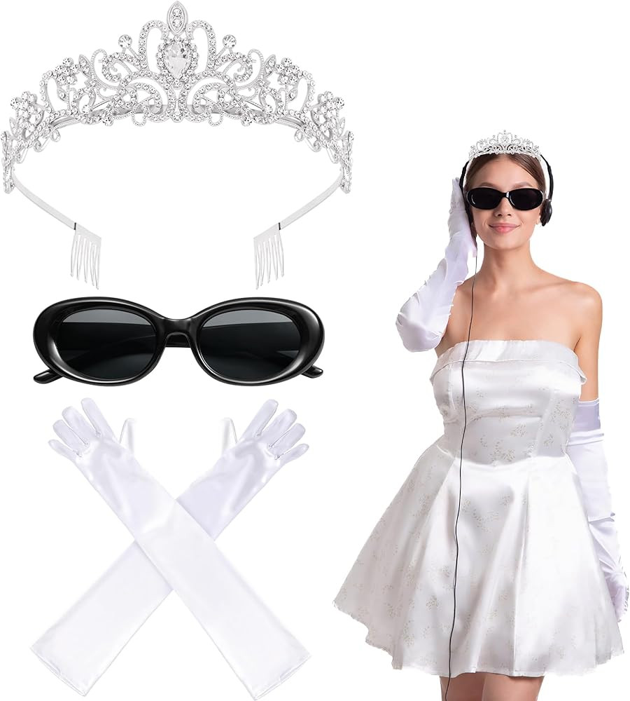 Yezmo Princess Costume Accessories, Princess Mia Accessories Diaries Costume with Tiara Crown Sun... | Amazon (US)