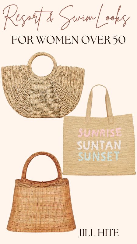 Straw bags for vacation, beach bags, resort wear, straw purse, packing for vacation, vacation wear, summer bag 

#LTKSeasonal #LTKswim #LTKitbag