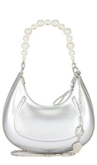 Top Handle Bag in Silver | Revolve Clothing (Global)