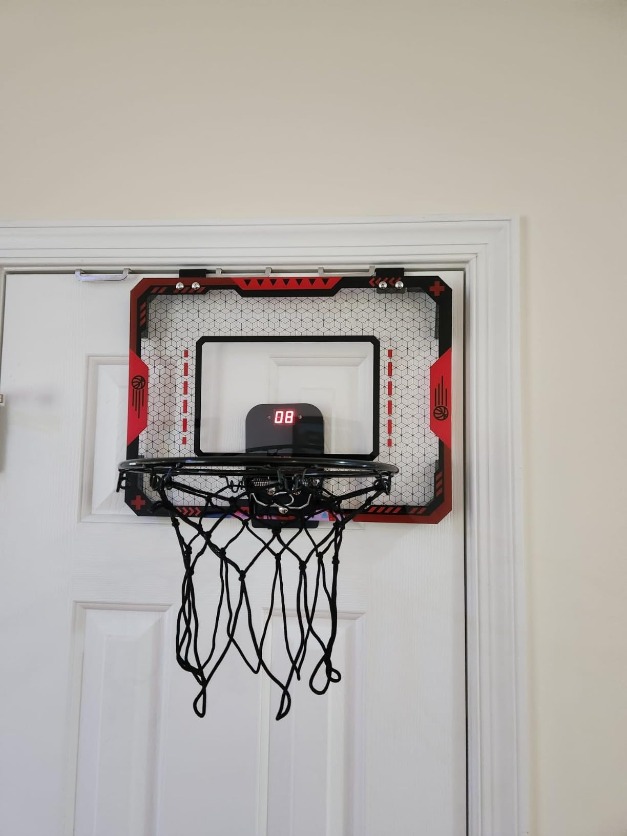 Indoor Basketball Hoop for Kids 5 6 7 8 9 10+Years Old Boys,Mini Basketball Hoop Over The Door Mi... | Amazon (US)