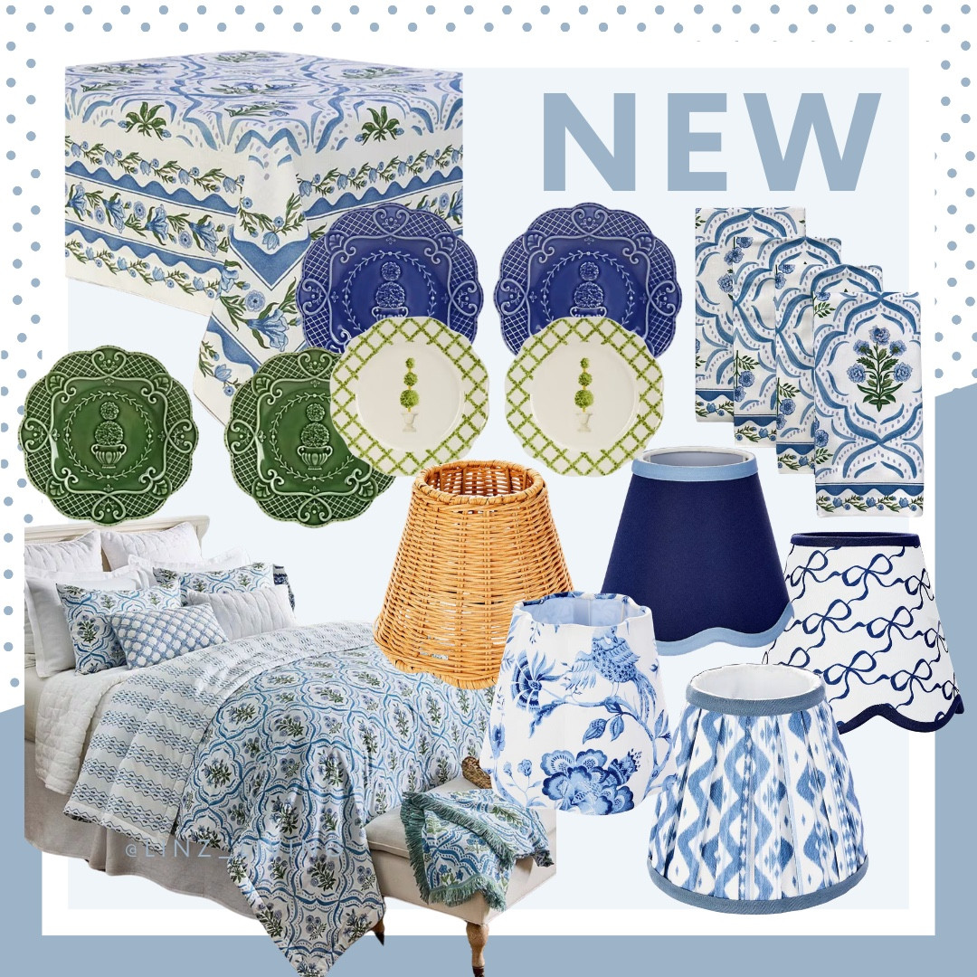 NEW blue & white finds that look high-end without the high price tag 💙✨

From blockprint bedding to statement lampshades and the prettiest melamine plates for spring hosting… these are the pieces that give custom coastal charm on a budget!

Like & reply SHOP for info 

#BlueAndWhiteDecor #CoastalStyle #Grandmillennial #Lookforlesshome #BudgetFriendlyDecor #PreppyHome