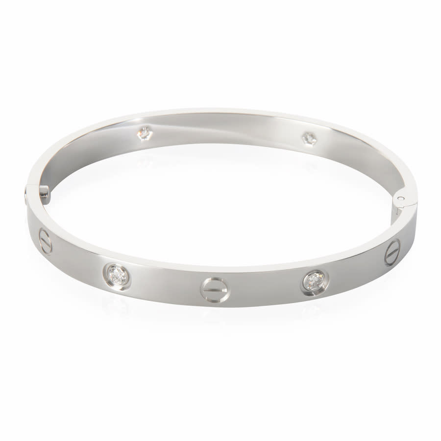 Pre-Owned Cartier White Gold Diamond Love Bracelet | Jomashop.com & JomaDeals.com