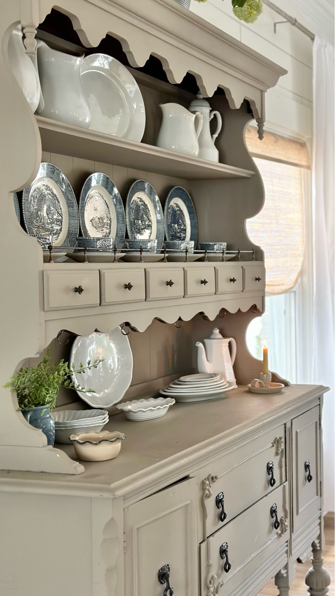 Some of my favorite dishes to display on a hutch - so much fun to switch them out seasonally!😌

#LTKHome #LTKSeasonal