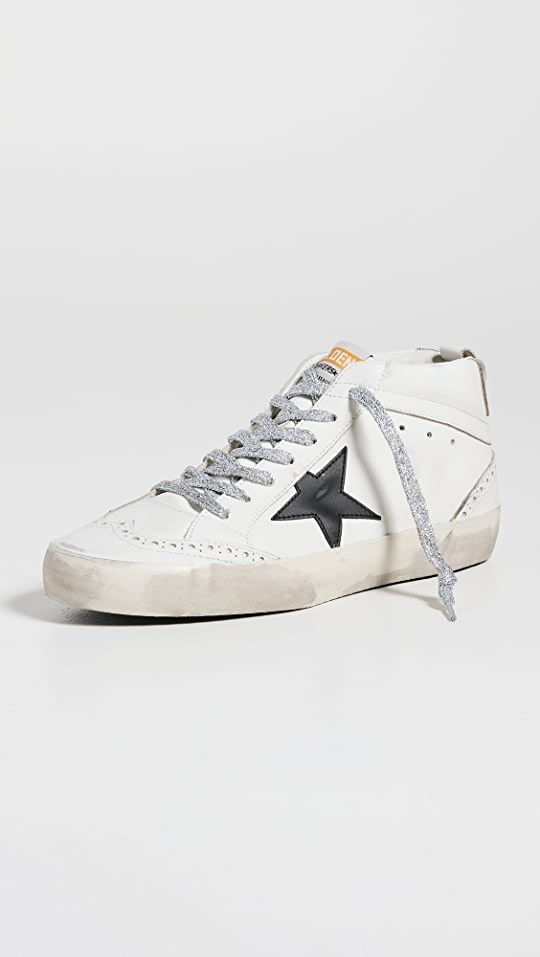 Mid Star Leather Upper Star and Wave Sneakers | Shopbop