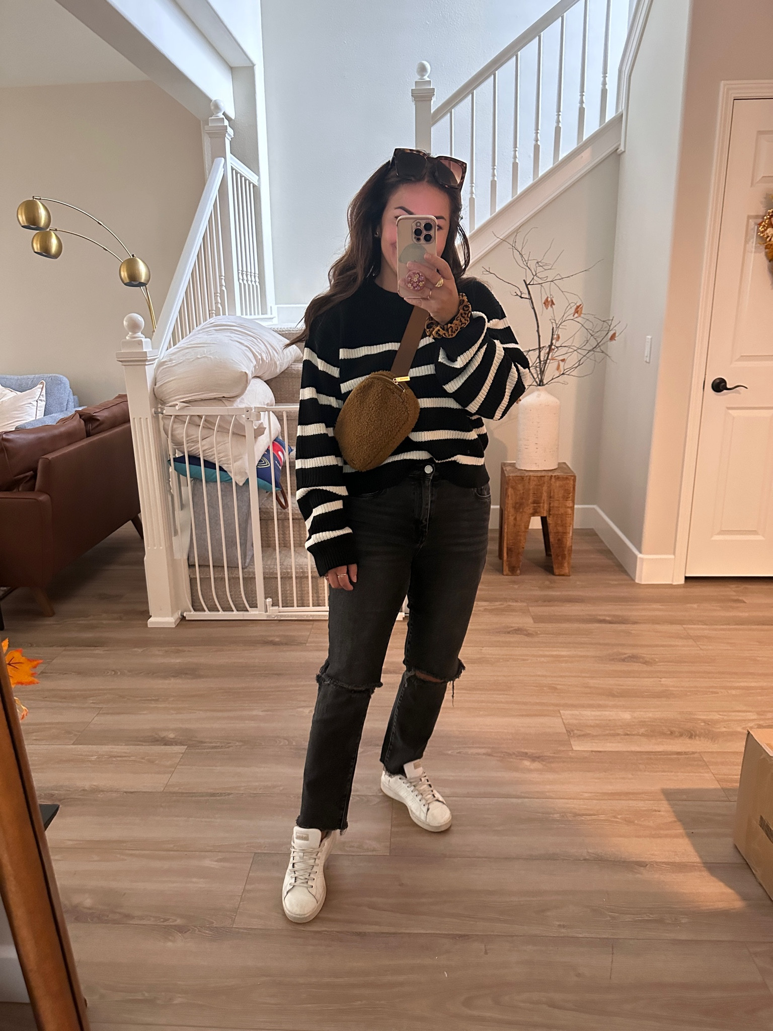 Ready for a day in Santa Monica

Wearing a small for a more cropped length, still roomy. Wearing it over my black bodysuit just incase the weather gets warmer and I need to take it off.

If in between sizes or short torso, size down on the bodysuit.

#LTKmidsize #LTKtravel #LTKfindsunder50
