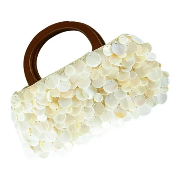 Summer Evening Purse Handmade Shell Design Embellished Handbag for Vacation | Walmart (US)