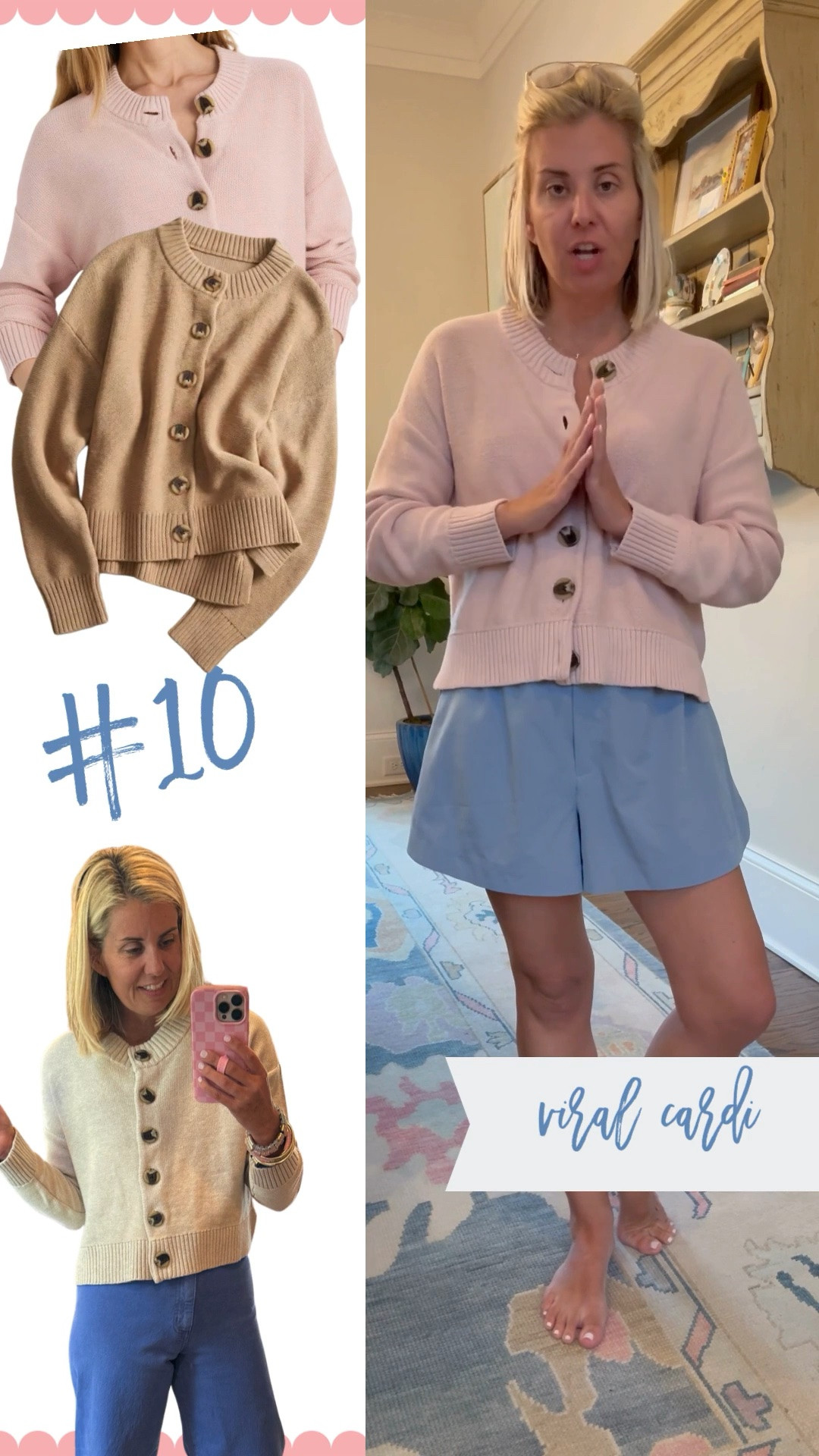 The layering piece of all layering pieces! The viral cardigan that you are wearing all year round. I wear XS. 

#LTKstorytime #LTKOver40 #LTKSeasonal