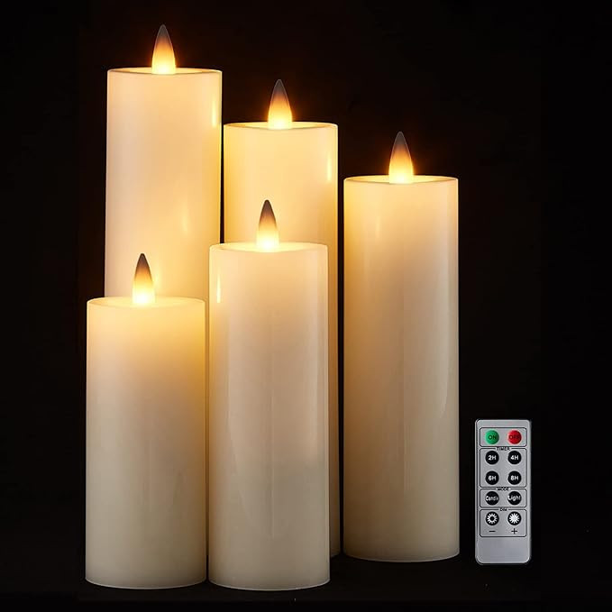 CozierGlow Flameless Votive Candles Flickering with Remote Timer, Battery Operated LED Candles Up... | Amazon (US)