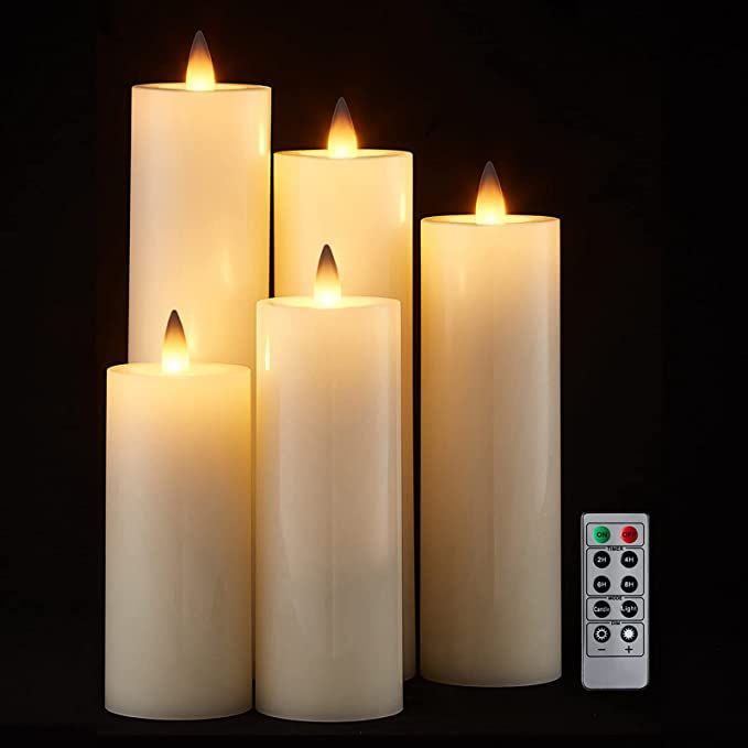 CozierGlow Flameless Votive Candles Flickering with Remote Timer, Battery Operated LED Candles Up... | Amazon (US)