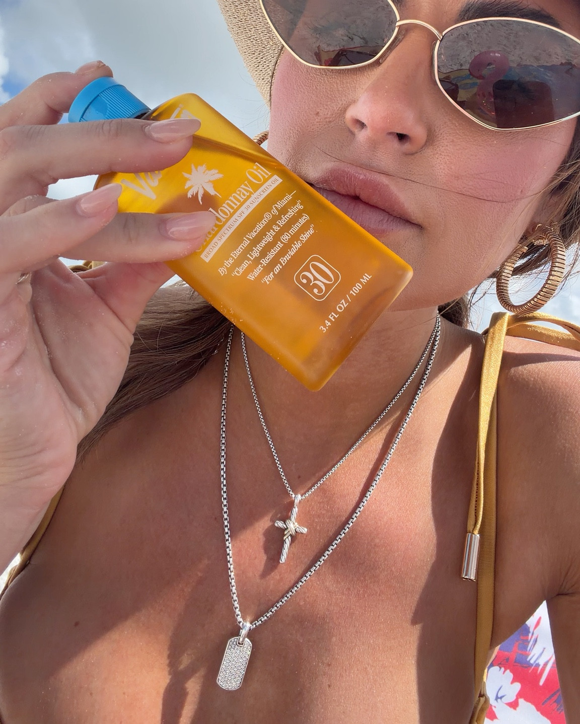 Hands down the best spf for glowing skin and protection at the same time. It’s non greasy and the smell is perfection 

#LTKTravel #LTKBeauty #LTKdayinmylife