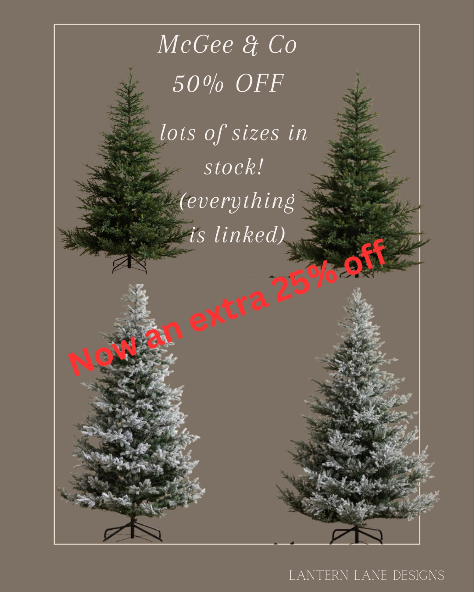 McGee and Co faux Christmas trees on major sale! Extra 25% at checkout and free shipping!

#LTKSaleAlert #LTKSeasonal #LTKHome